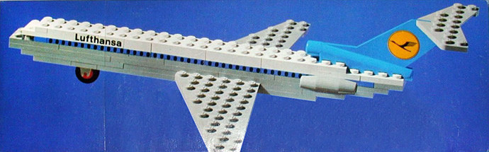 lego lufthansa plane