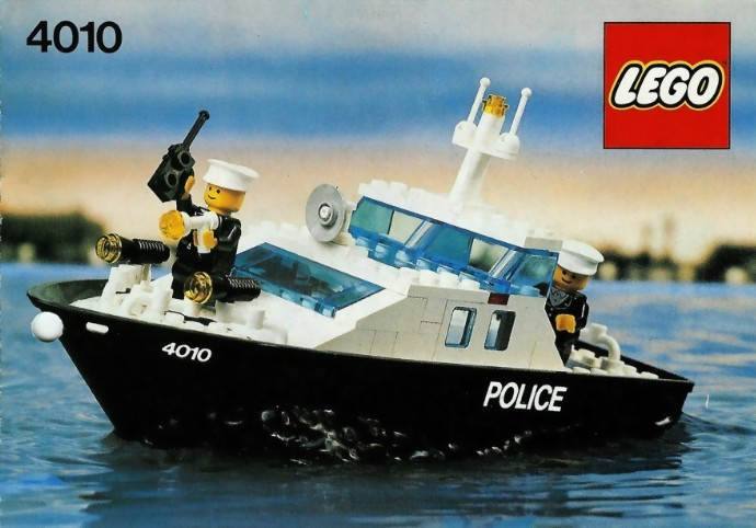 lego police boat instructions 4010