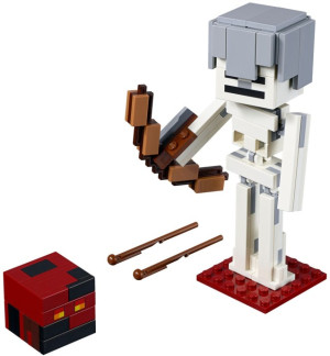 Skeleton with Magma Cube