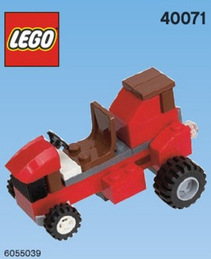Monthly Mini Model Build Set - 2013 11 November, Lawnmower/Tractor