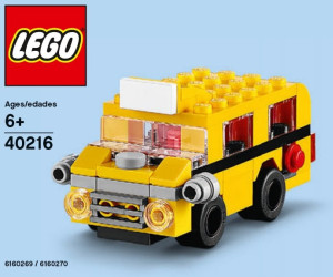 Monthly Mini Model Build Set - 2016 09 September, School Bus