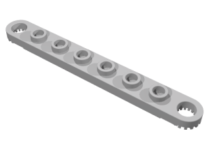 Technic Plate 1 x 8 with Holes