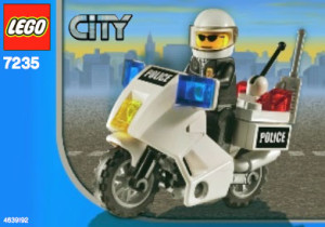 Police Motorcycle - Blue Sticker Version