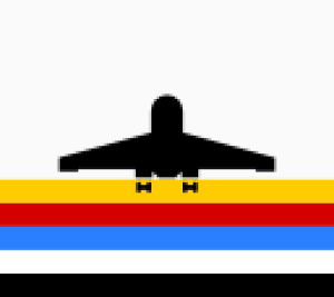 Classic airport vector graphic
