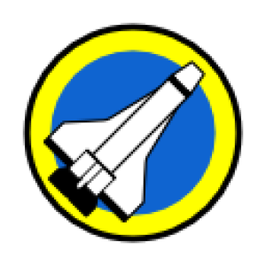 Space port vector graphic