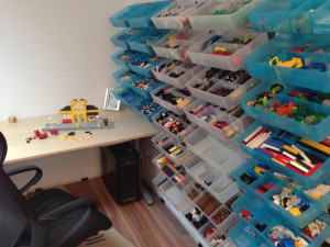 Hacking IKEA supplies to provide better LEGO storage