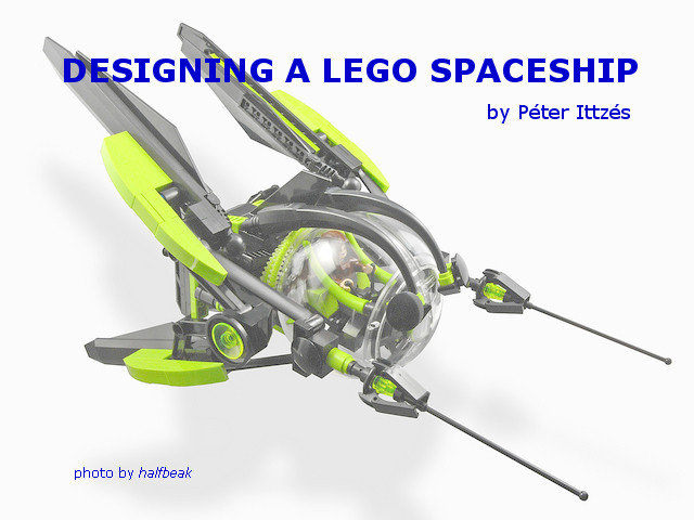 a LEGO spaceship -