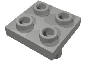 Plate 2 x 2 with 2 Pins