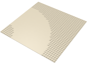 Base Plate 32X32 W. Curved Road
