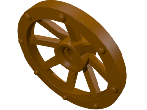 Wheel w. spokes Ø27.4