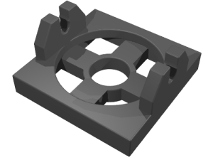 Plate 2x2x1/3 for magnet