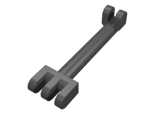 Hinge Bar 2.5L with 2 and 3 Fingers on Ends (Pantograph Shoe Holder)