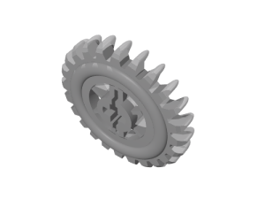 Crown- and gear wheel z24