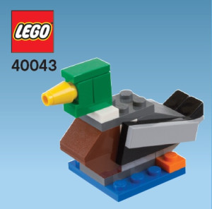 Monthly Mini Model Build Set - 2012 04 April, Duck (Mallard)