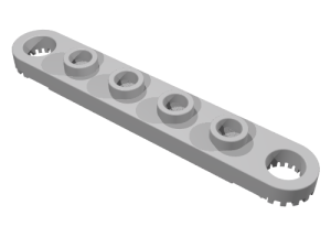 Technic Plate 1 x 6 with Holes