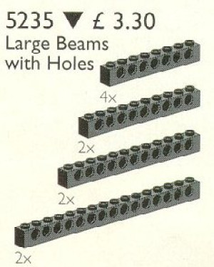 Large Beams with Holes