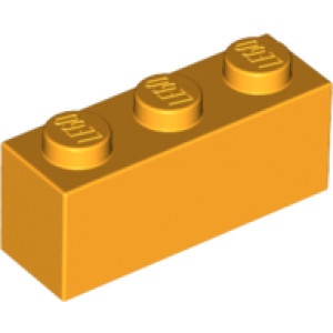 Parts 3 x Lego Medium Stone grey rectangular bricks – 4211428 size 1x3