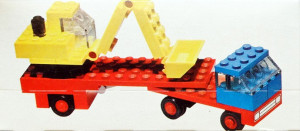 Low-Loader with Excavator