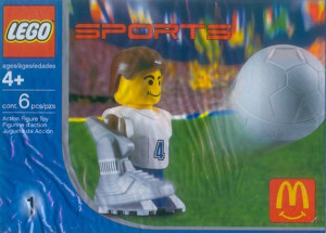 McDonald's Sports Set Number 1 - White Soccer Player #4 polybag