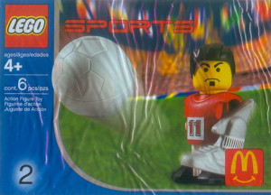 McDonald's Sports Set Number 2 - Red Soccer Player #11 polybag