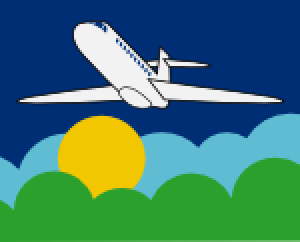 Airport vector graphic