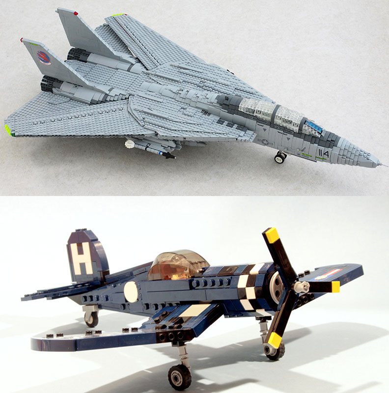 Tomcat by Ralph Savelsberg and Corsair by Mike Psiaki